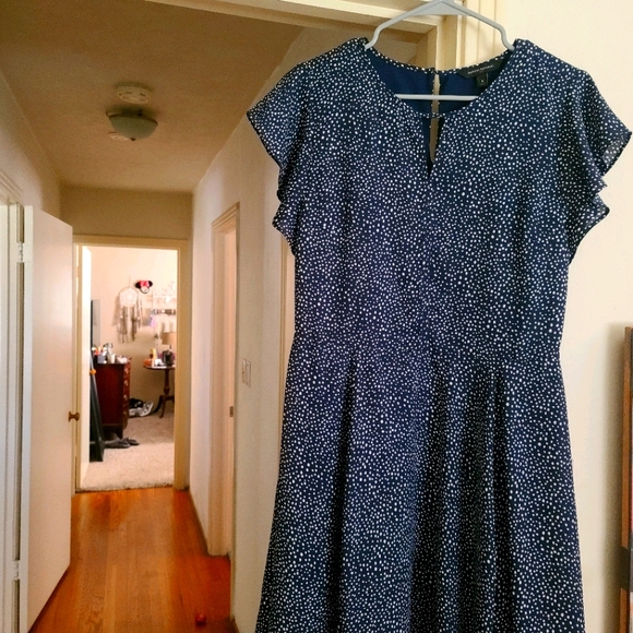 Polka dot work dress - Picture 1 of 2